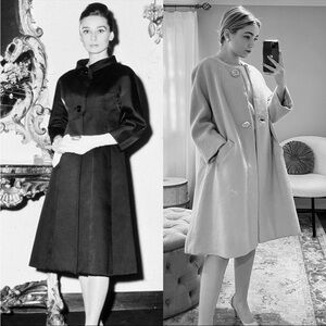 1950’s Dior style coat women